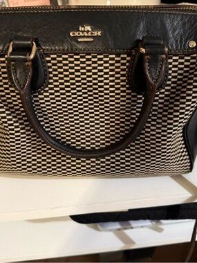 Coach Rowan checkered bag